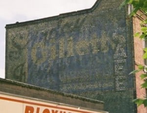 Gillette Sunday Illustrated Cafe palimpsest
