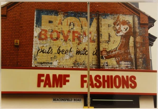 Bovril Ghostsign in Leicester by Dennis Duggan
