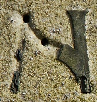 Lead Lettering Nunhead Cemetery