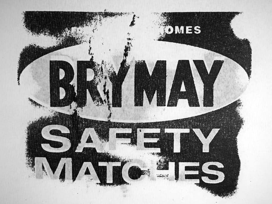 Brimay Safety Matches Ghost Sign