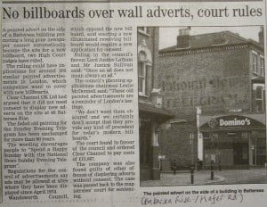 Protecting Ghostsigns in the Wandsworth Evening News Protecting Ghostsigns in the Wandsworth Evening News