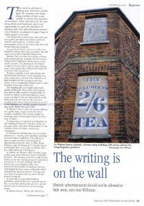 Oxford Times Ghostsigns Article Page 1 Oxford Times Ghostsigns Article Page 1