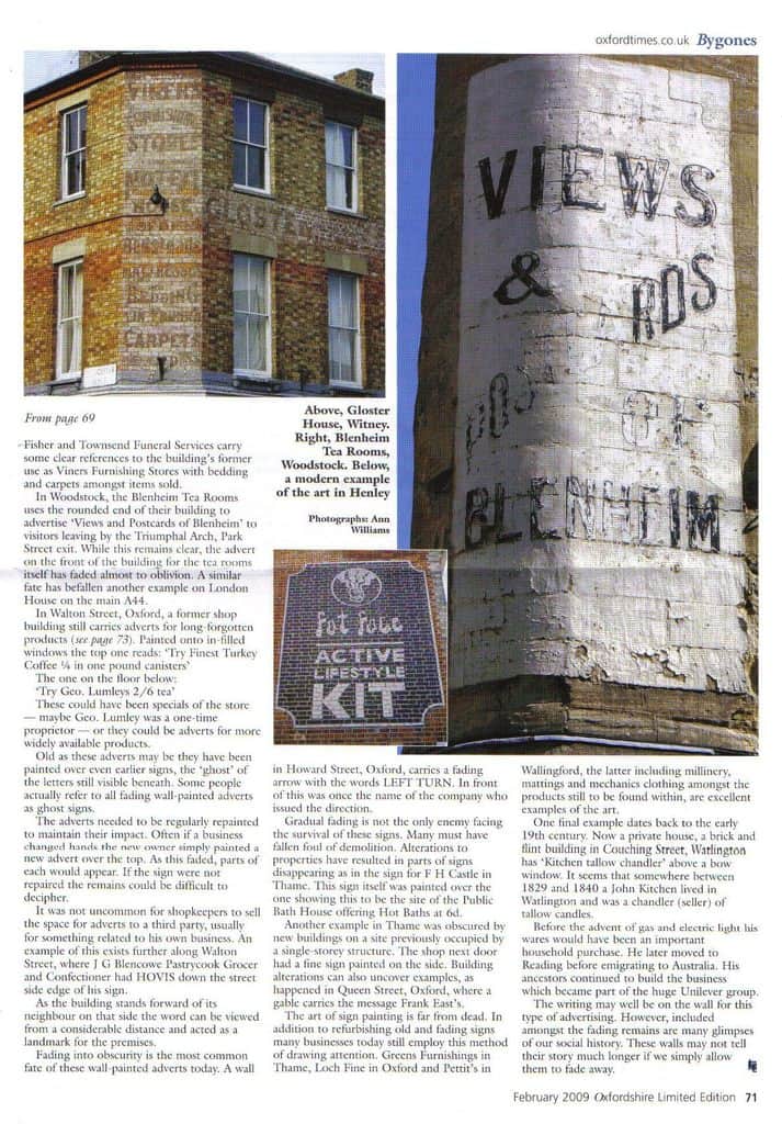 Oxford Times Ghostsigns Article Page 2