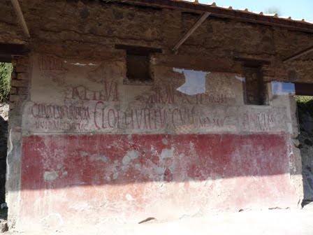 Pompeii political ghostsign by Will Collin Pompeii political ghostsign by Will Collin