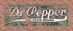 Miniature Planet Dr Pepper Sign Miniature Planet Dr Pepper Sign