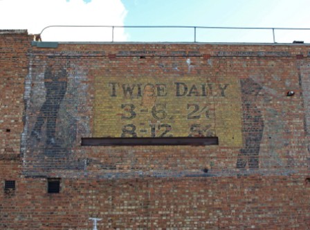Hammersmith Palais ghostsign close up by Malcolm Edwards