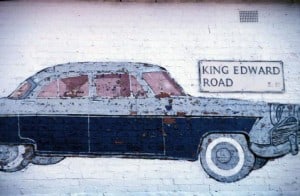 Car Ghost Sign King Edward Road Car Ghost Sign King Edward Road