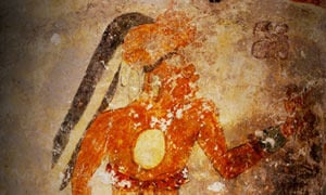 Mayan mural from Guatemala