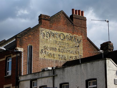 Portogram Radio ghostsign in Streatham by Ronnie Hackston Portogram Radio ghostsign in Streatham by Ronnie Hackston