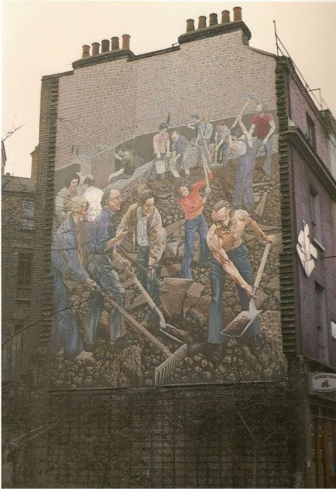 Garden Mural, Earlham Street, Stephen Pusey 1977 Garden Mural, Earlham Street, Stephen Pusey 1977