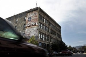 Eddy's Bread in Helena Eddy's Bread ghostsign on wall of Helena building