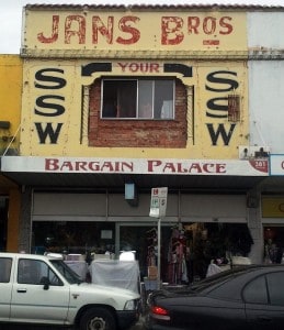 Jans Bros Melbourne by Stefan Schutt Hand painted sign on a building in Melbourne advertising Jans Bros