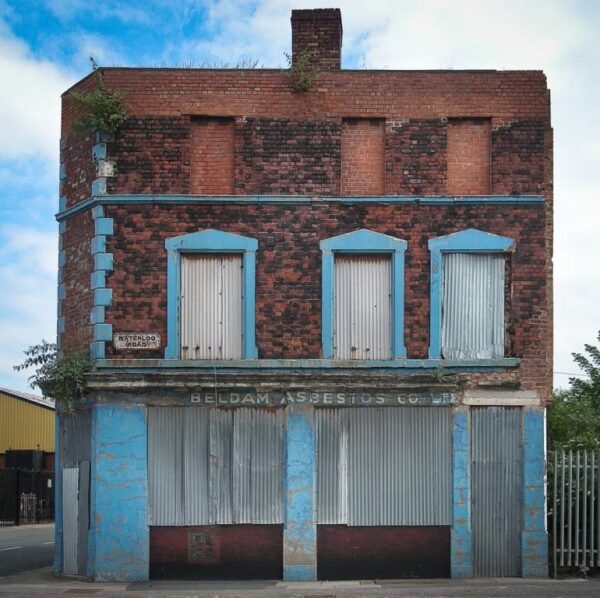 Beldam Asbestos, photographed by Vici MacDonald at Shopfrontelegy