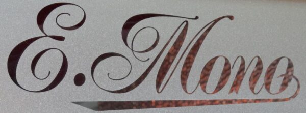 E.Mono glass work