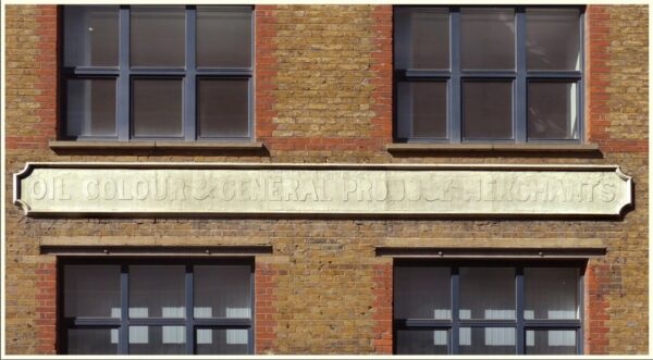 Oil Colour & General Produce Merchants, Crispin Street. Photo: Philip Marriage.