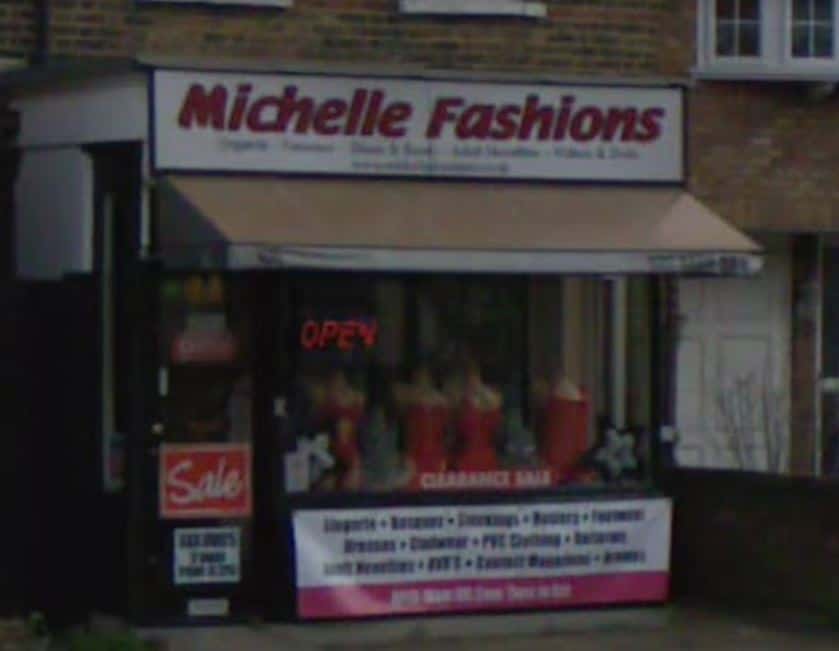 Shopfront and window display.